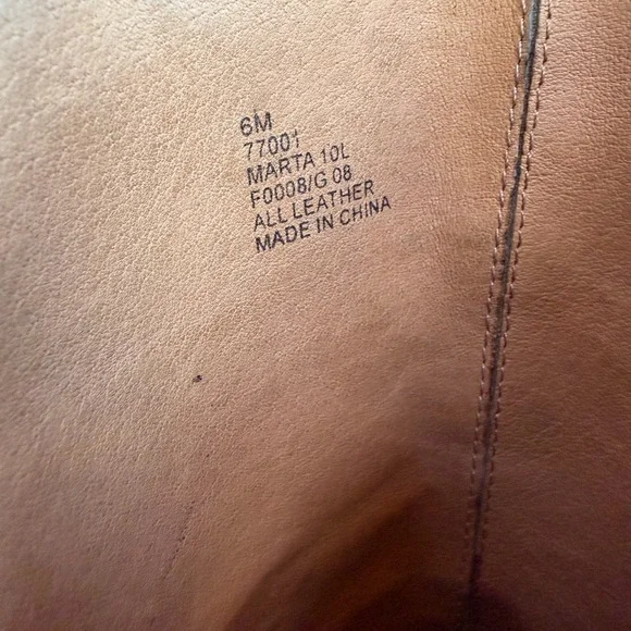 Frye Black Leather Heeled Boots - Picture 9 of 9